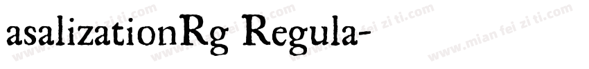 asalizationRg Regula字体转换
